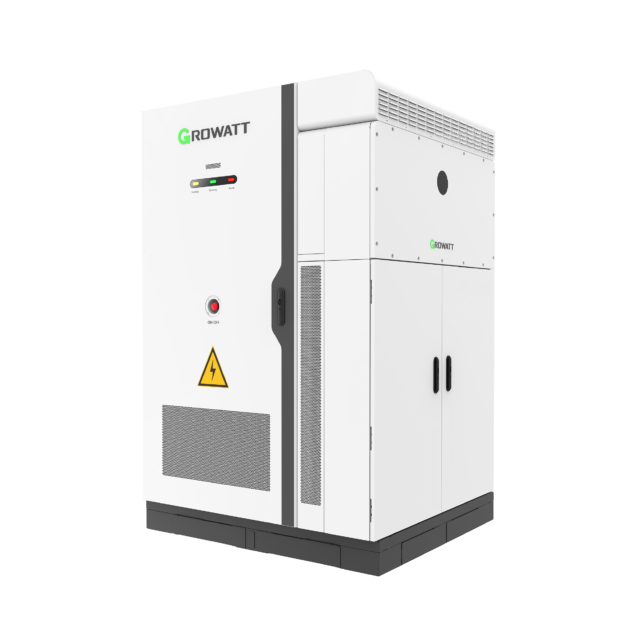 Sistem Stocare Energie Growatt RISE 261H-2H, All-in-One C&I, 125 kW / 261 kWh, Baterie LFP, PV până la 250 kW, Răcire Lichid, IP55, Stingere Aerosol, On/Off-Grid