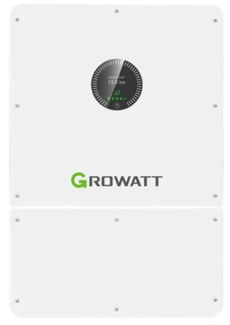 Invertor Hibrid Trifazat Growatt WIT 10K-HU 10 kW, Baterie 48V, IP66, 97.6% Eficiență, Garanție 10 Ani