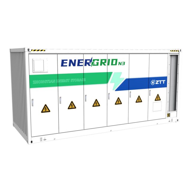 Container Stocare Energie ZTT ENERGRID N3, 5015 kWh (5 MWh), Baterie LFP 314Ah, 1331.2V DC, Container 20 ft, Răcire Lichid, IP54, Stingere Aerosol + Apă